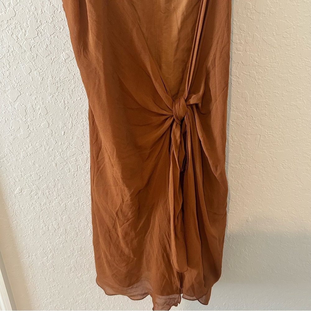 BYBLOS Terracotta slip mini Dress - Picture 4 of 8